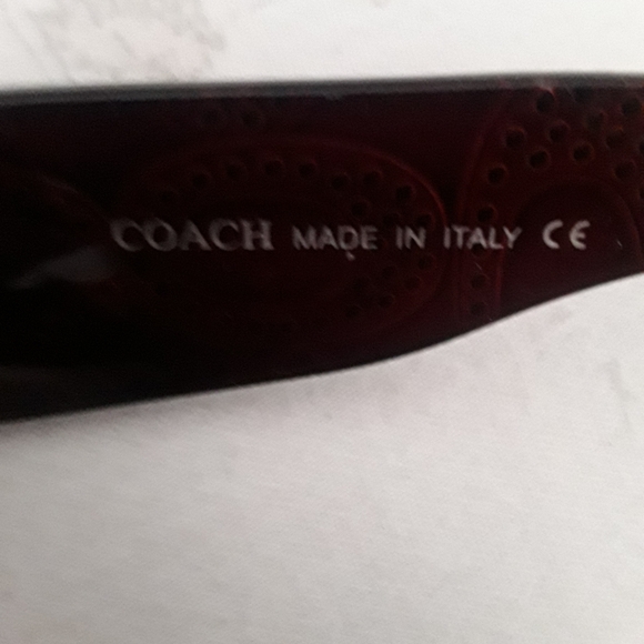 COACH BROWN MONOGRAM SUNGLASSES - Picture 6 of 11